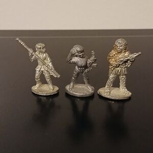 Set of 3 Star Wars Metal Figurines